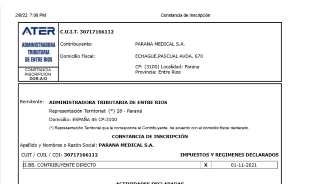 Marca  2de Parana Medical Argentina